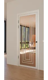 «Techno-92-painted mirror bronze » цвет белый