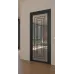 Межкомнатная крашенная дверь с зеркалом «Techno-92-painted mirror grafit» цвет графит