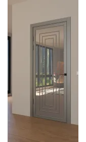 «Techno-92-painted mirror grafit» колір сірий