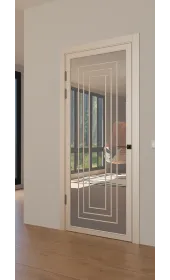 «Techno-92-painted mirror grafit» колір бежевий