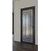 Міжкімнатні фарбовані двері з дзеркалом «Techno-92-painted mirror grafit satyn» колір графіт