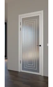 «Techno-92-painted mirror grafit satyn» колір білий