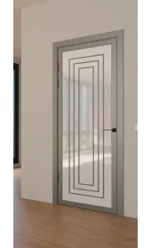 «Techno-92-painted mirror milk» цвет серый