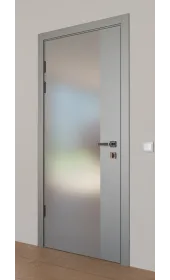 «Techno-93-painted mirror grafit satyn» цвет серый