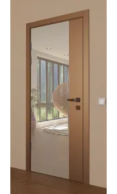 «Techno-93-painted mirror milk» цвет серо-бежевый