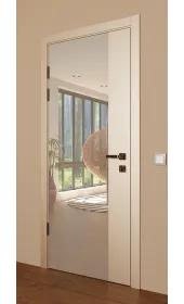 «Techno-93-painted mirror milk» цвет бежевый