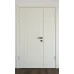 Міжкімнатні полуторні двері «Techno-96-half» колір білий супермат