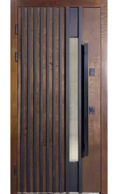 Загальний вигляд дверей Техас Фанера з зовнішньої сторони