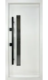 Загальний вигляд дверей Техас Фанера Сіра з внутрішньої сторони