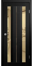 Межкомнатные Двери AL-01 Super Pet Black Bronze Korfad
