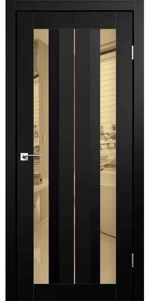 Межкомнатные Двери AL-01 Super Pet Black Bronze Korfad