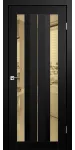 Межкомнатные Двери AL-01 Super Pet Black Bronze Korfad