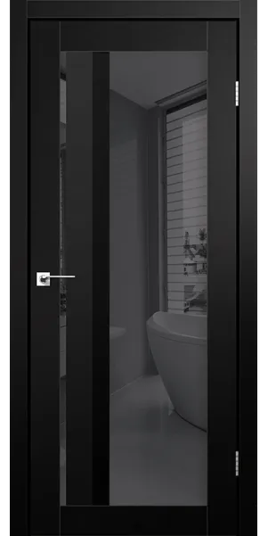 Межкомнатные Двери AL-06 Super Pet Black Grafite Korfad Межкомнатные Двери AL-06 Super Pet Black Grafite Korfad