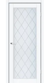Міжкімнатні двері CL-09 Сатин Білий Korfad