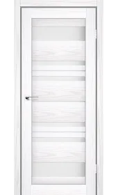 Межкомнатная дверь FL-04 Сатин Белый Korfad
