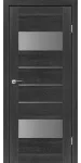 Міжкімнатні двері Arona дуб саксонський скло сірий графіт Leador