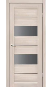 Міжкімнатні двері Canneli монблан скло сірий графіт Leador