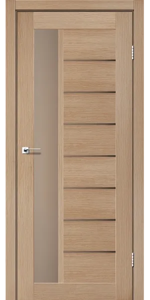 Міжкімнатні двері Lorenza дуб мокко скло сатин бронза Leador Міжкімнатні двері Lorenza дуб мокко скло сатин бронза Leador