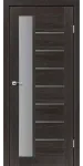 Межкомнатная дверь Lorenza дуб саксонский стекло серый графит Leador