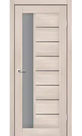 Міжкімнатні двері Lorenza монблан скло сірий графіт Leador