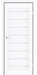 Міжкімнатні двері Neapol білі скло сатин Leador