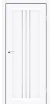 Межкомнатная дверь Verona белая стекло сатин Leador