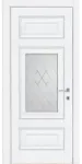 Двері Франческа 4 серебряный кант Woodok