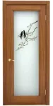 Межкомнатные двери Рустикаль Модерн 11 ПО ветка сакуры с ласточками