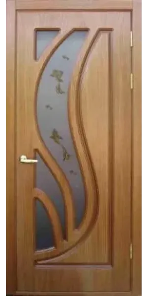 Двері М8 Вуалехвост остекленное Рустикаль Двері М8 Вуалехвост остекленное Рустикаль