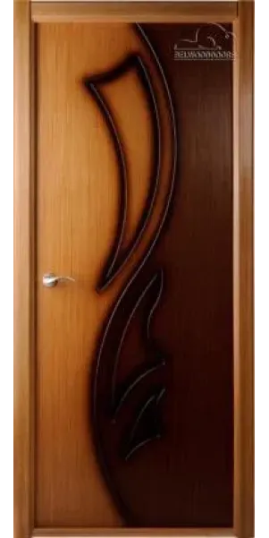 Двері Лилия ПГ дуба, орех BelwoodDoors Двері Лилия ПГ дуба, орех BelwoodDoors