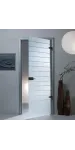 Міжкімнатні двері Sklo Glass Штрих-код (1 сатин)