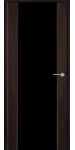 Межкомнатные двери Двери Беларуси Соня ПО (черный ясень) с черным стеклом триплекс