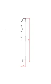 Плінтус РР16145