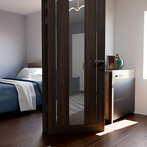 Полотно 2 Modern-74-mirror grafit