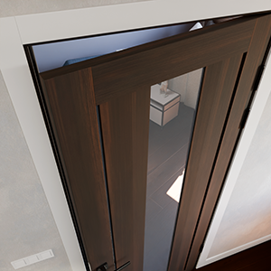 Полотно 4 Modern-74-mirror grafit