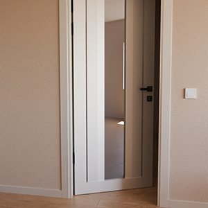 Полотно Modern-74-painted mirror grafit