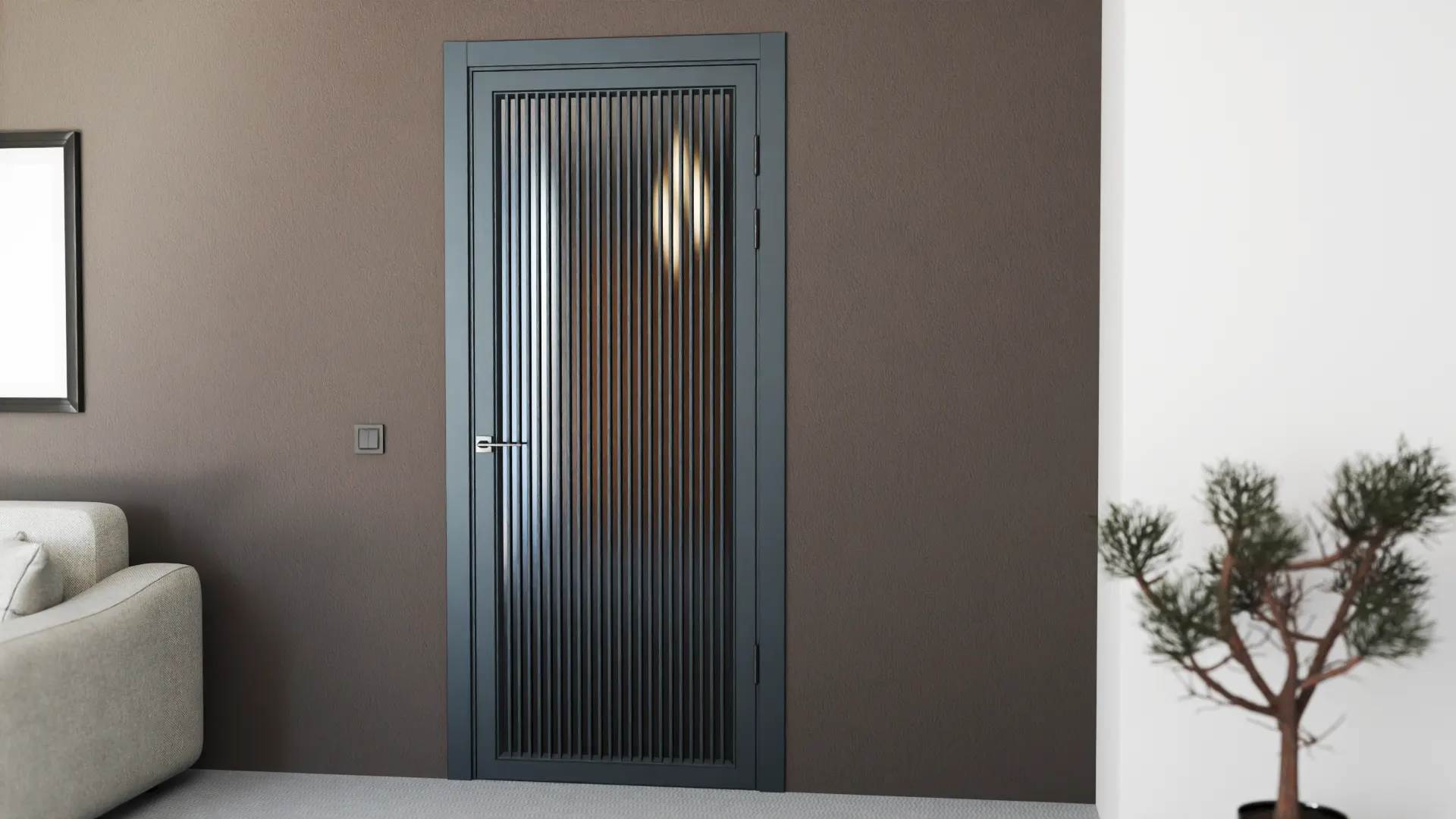 Пример интерьера Modern-75-painted mirror black