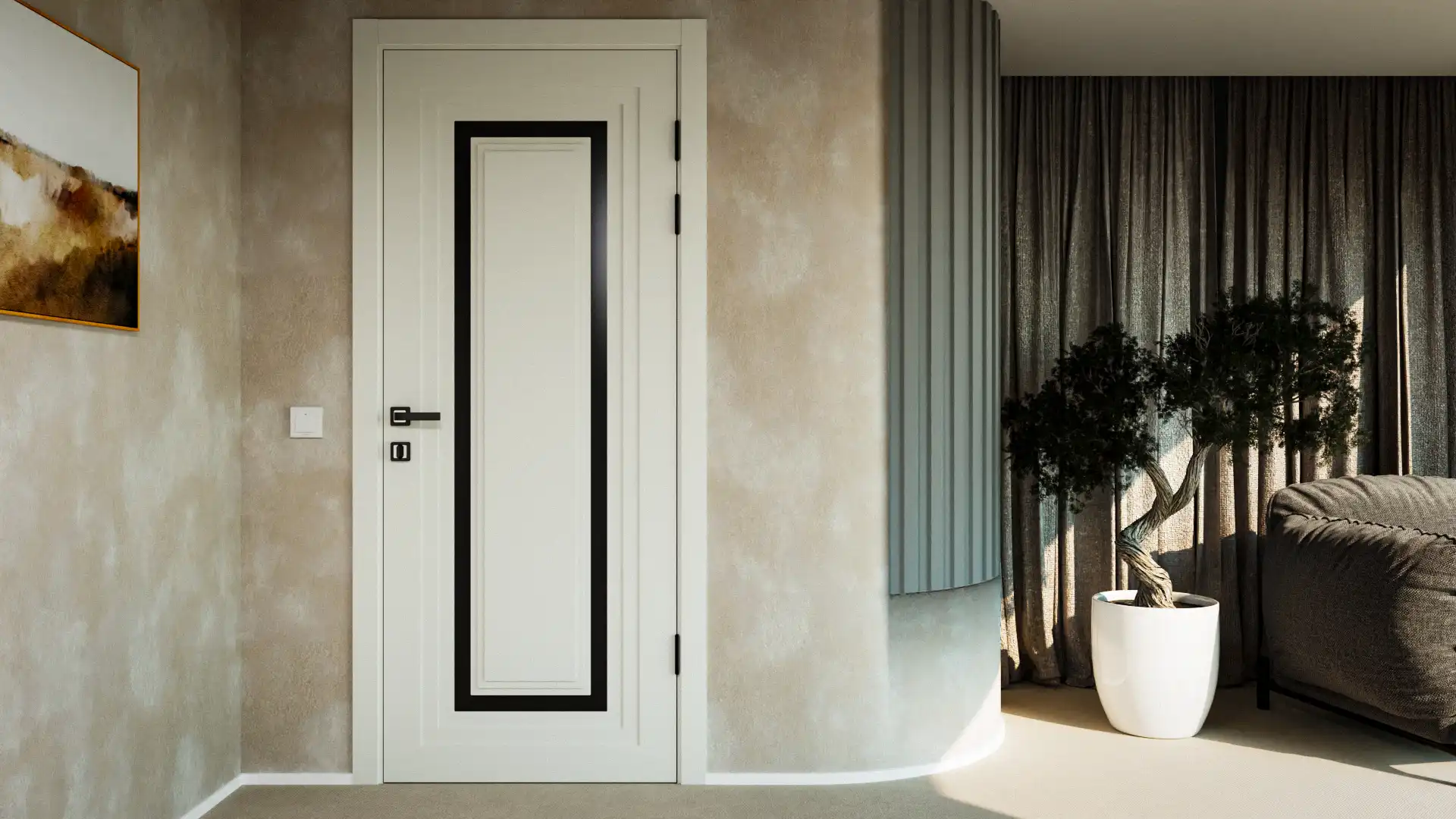 Приклад інтер'єру Modern-76-mirror black