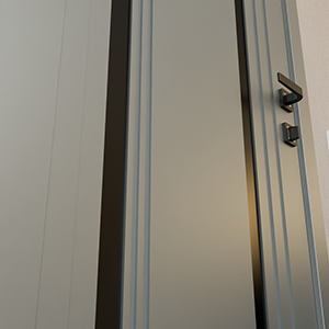 Полотно 2 Modern-76-painted mirror black