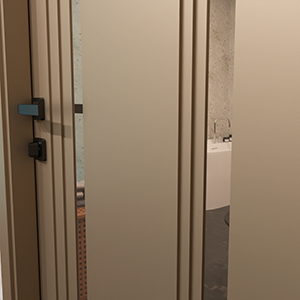 Полотно 4 Modern-76-painted mirror bronze