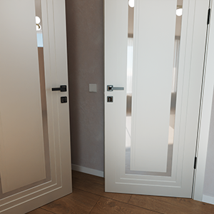 Полотно Modern-76-painted mirror milk