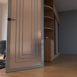 Полотно 2 Techno-92-painted mirror bronze satyn