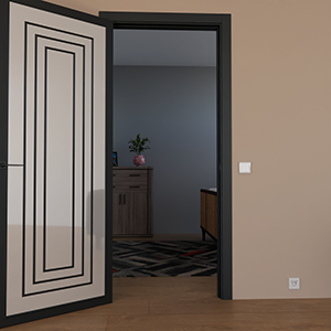 Полотно 2 Techno-92-painted mirror milk