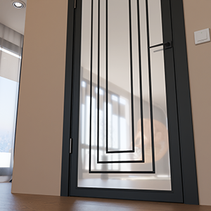 Полотно 3 Techno-92-painted mirror milk