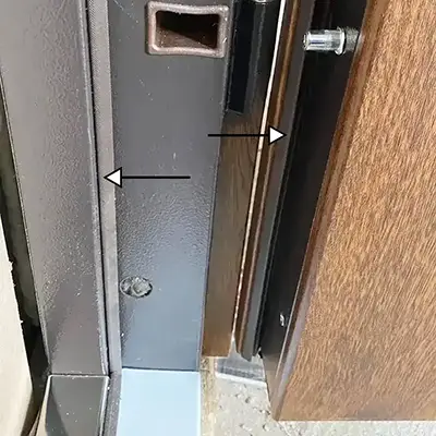 вид уплотнителей входной двери